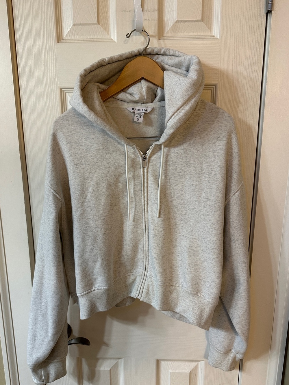 Athleta Coaster Luxe Relaxed Full Zip Hoodie Size XL Trendy Athleisure Soft Cozy